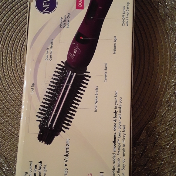 INSTYLER 30336 IONIC STYLER 4 IN 1 STRAIGHTENS AND CURLS COOL TO TOUCH/PRESTIGE - Picture 3 of 12